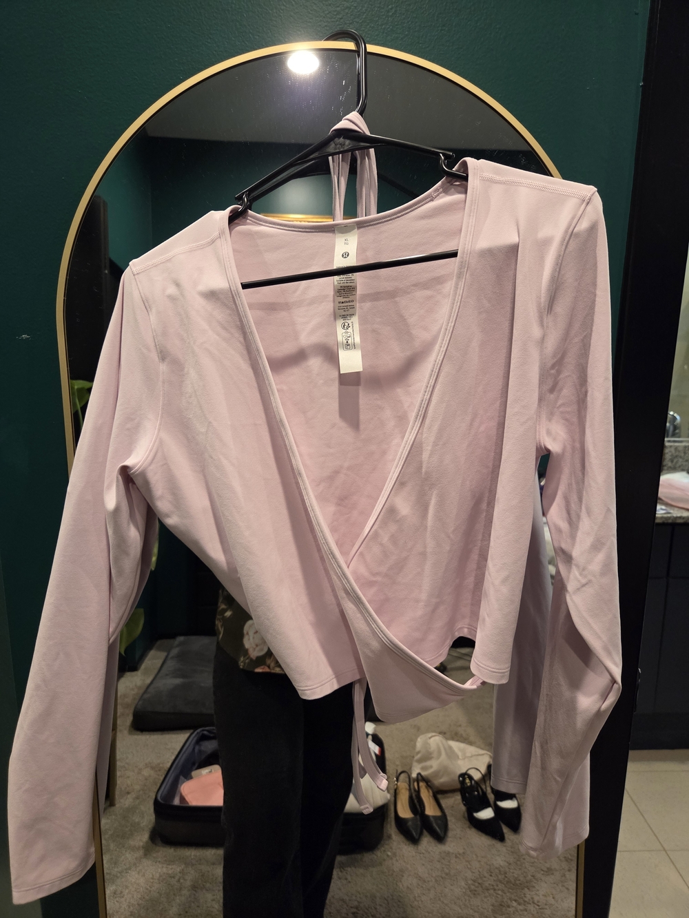Lululemon Nulu Long-Sleeve Cropped Wrap